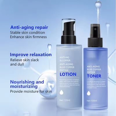 Moisturizing OEM Cosmetic Manufacturer Anti Aging Blue Copper Peptide Toner