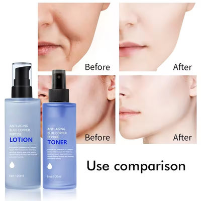 Moisturizing OEM Cosmetic Manufacturer Anti Aging Blue Copper Peptide Toner