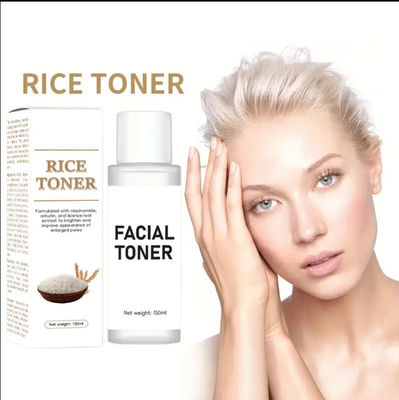 77% Face Rice Toner OEM Cosmetic Factory Rejuvenates Skin Moisturizing