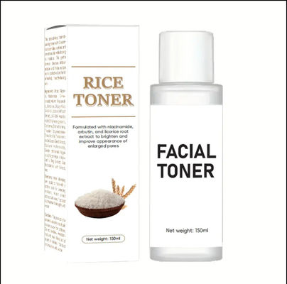 77% Face Rice Toner OEM Cosmetic Factory Rejuvenates Skin Moisturizing