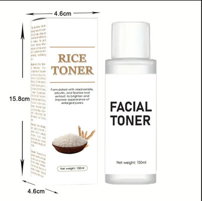 77% Face Rice Toner OEM Cosmetic Factory Rejuvenates Skin Moisturizing