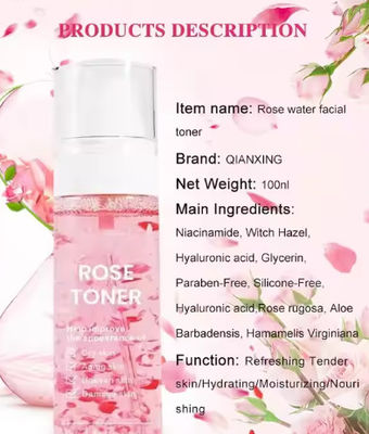 Private Label Water Facial Mist OEM Cosmetic Manufacturer Face Water Spray