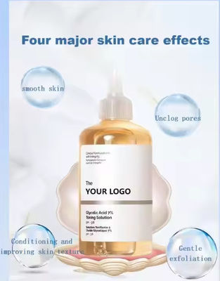 Blackhead Remover Toner OEM Cosmetic Factory 7% Glycolic Acid Fruit Acid Serum