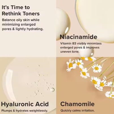 Hyaluronic Toner Rice Water Rose Moisture Tonic Oil Control Hydrating Facial Toner