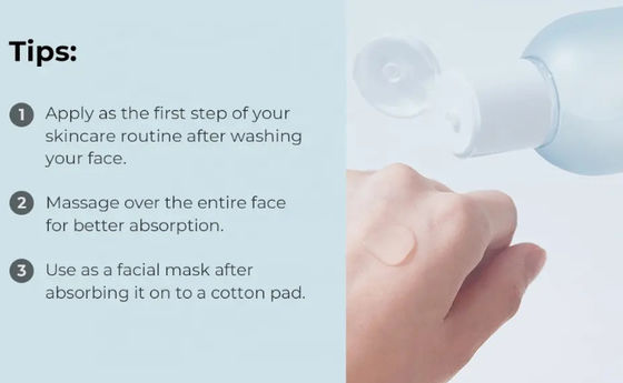 Hyaluronic Toner Rice Water Rose Moisture Tonic Oil Control Hydrating Facial Toner