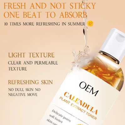 Hydrating Water Spray OEM Skin Care Manufacturer Petal Calendula Face Toner