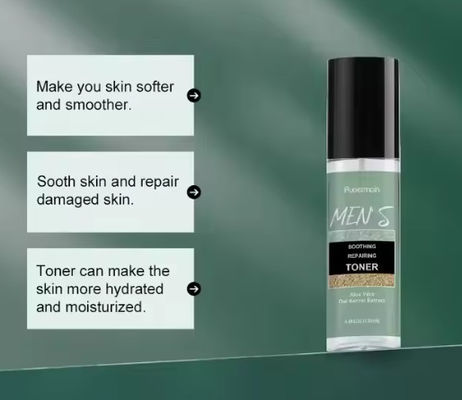 Private Label OEM/ODM Skin Care Facial Smoothing and Repairing Men's Face Toner for Men