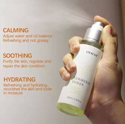 Private Label Face Mist Spray OEM Cosmetic Vitamin C Turmeric Skin Toner