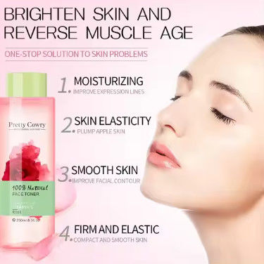Rose Aloe Water Skin Toner OEM ODM Cosmetics Rose Water Toner