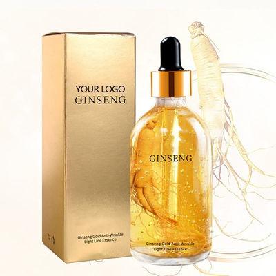 Liquid Gold Face Serum For Wrinkles Ginseng Essence Gold Polypeptide Rejuvenating Serum