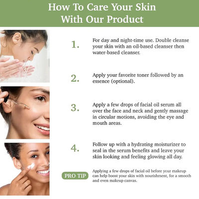 Tea Tree Sensitive Skin Glow Facial Serum Hyaluronic Acid Serum For Face Whitening