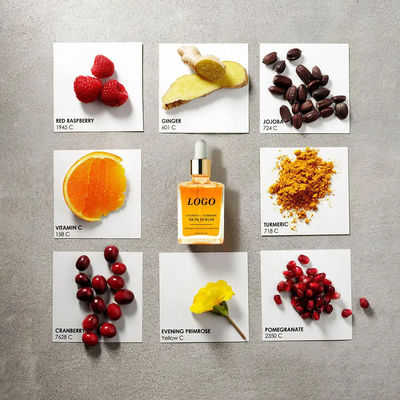 Organic Skin Revitalizer Face Turmeric Serum Ginger Extract Face Brightening Serum