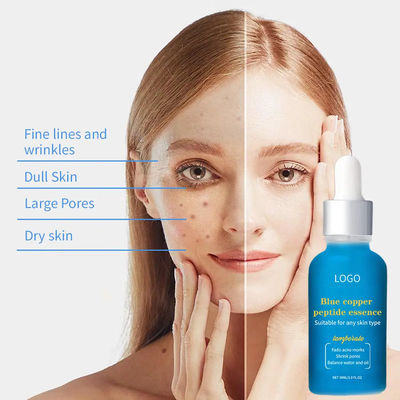OEM B5 Repairing Blue Copper Face Serum Pure Niacinamide Retinol Face Peptide Serum