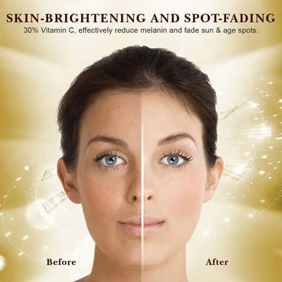 OEM Vitamin C Serum Hyaluronic Acid Liquid Formula Natural Skin Lightening Nourishing Brightening for Face Body