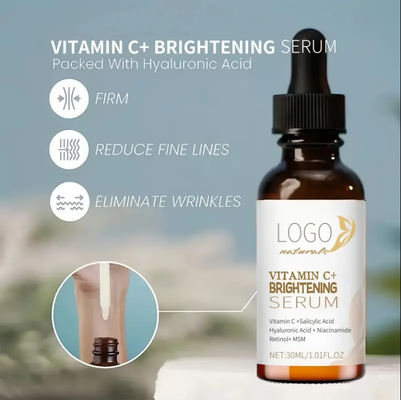 Vitamin C Serum Anti-Aging & Anti-Wrinkle Skin Care Rejuvenating Whitening & Cruelty Free Custom Logo Serum Vc