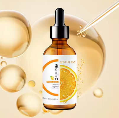 Face Care Serum Beauty Hot Sale Facial Vitamin C Brightening Serum With Vitamin E Hyaluronic Acid Serum for Face