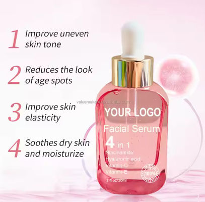 4In1 Whitening Facial Serum Cosmetic OEM Product Vitamin C Serum