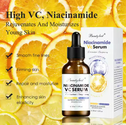 Private Label VC Facial Serum ODM Whitening Brightening Face Serum