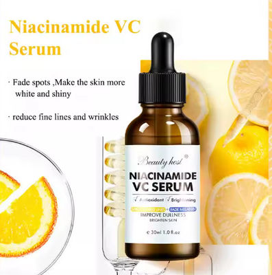 Private Label VC Facial Serum ODM Whitening Brightening Face Serum