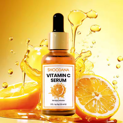 Private Label Brightening Makeup Primer Vitamin C Face Serum With Hyaluronic Acid Ferulic Acid And Vit E