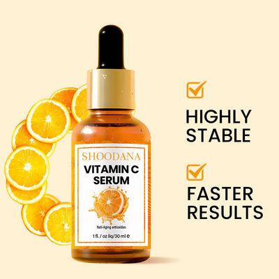 Vitamin C Serum OEM Cosmetic Hyaluronic Amino Acid Vitamin E Face Serum Moisturizer