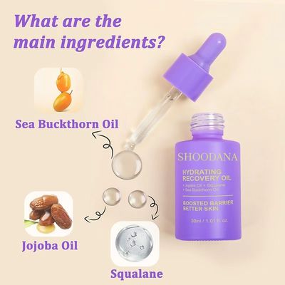 Organic Vegan Vitamin C & Hyaluronic Acid Face Oil ODM Cosmetics