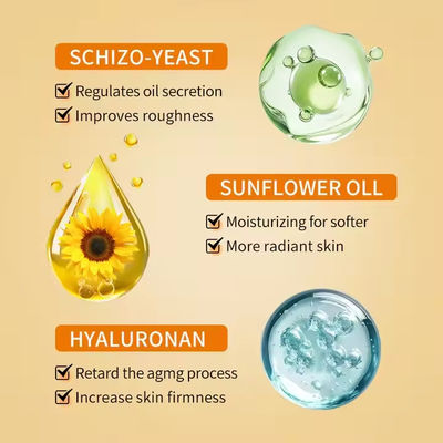 Custom Vegan Organic Vitamin C Face Cream 50g Whitening & Dark Spot Removal, ODM Cosmetic Factory