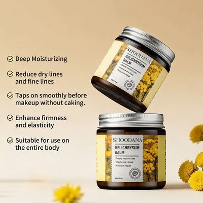 Organic Natural Anti-Aging Face Cream Moisturizer Retinol Collagen Helichrysum Italicum Extract Stress Relief Helichrysum Blam
