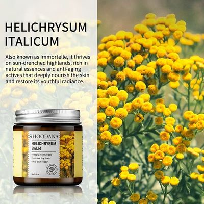 Organic Natural Anti-Aging Face Cream Moisturizer Retinol Collagen Helichrysum Italicum Extract Stress Relief Helichrysum Blam