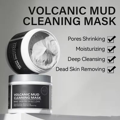 OEM ODM Mud Mask Facial Care Blackheads Acne Gently Clean Pore Volcanic Mud Bamboo Charcoal Kaolin Clay Face Mask