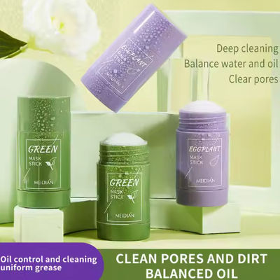 High Quality Green Tea Deep Cleanse Maskl Cleansing Facial Mask Stick Oil Control Acne Relief 40g Home Use