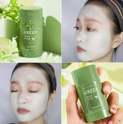 High Quality Green Tea Deep Cleanse Maskl Cleansing Facial Mask Stick Oil Control Acne Relief 40g Home Use