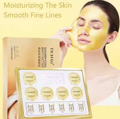Gold Collagen Hydrogel Facial Mask Deep Anti-Aging Moisturizing Improves Wrinkles and Fine Lines Tighens Skin