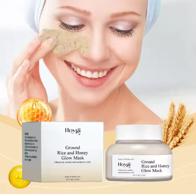 Private Label Moisturizing Hydrating Care Nourishing Facial Skin Glow Rice Honey Moisturizing Mask