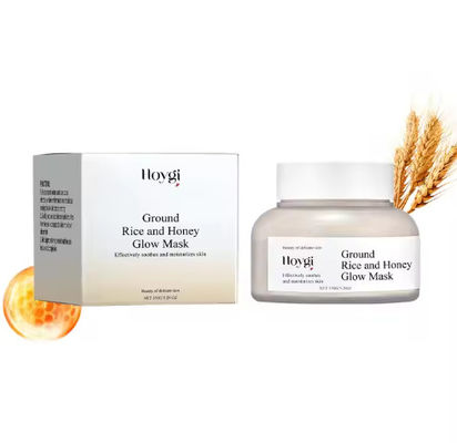 Private Label Moisturizing Hydrating Care Nourishing Facial Skin Glow Rice Honey Moisturizing Mask
