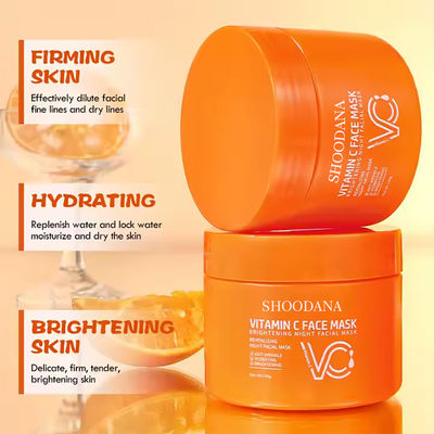 New Arrivals Vitamin C & Arbutin Night Face Mask Brightening Night Facial Mask Anti Wrinkle Moisturizing Vitamin C Face Mask