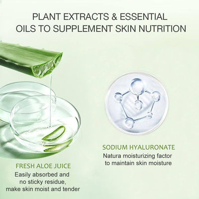 Sooth Aloe Vera Lotion Facial Emulsion Lotion For Dry Sensitive Skin ODM