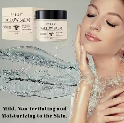 Private Label Skincare Natural Honey Tallow Beef Face Moisturizer Organic Vitamin E Moisturizing Tallow Balm Face Cream Lotion