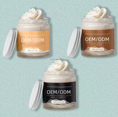 Deeply Moisturizing Body Lotion OEM  Natural Sweet Almond Oil & Grass Fed Beef Tallow