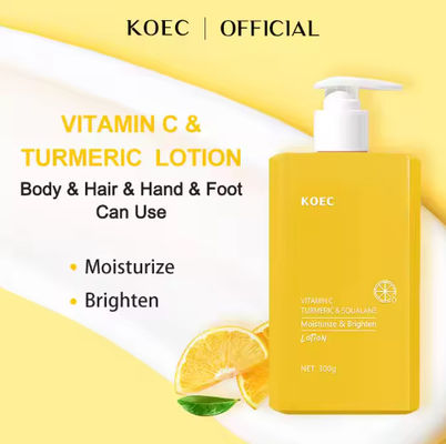Tumeric Vitamin C Lotion Skin Care Products OEM Face Cream Body Lotion Moisturizer