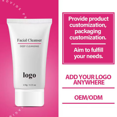 OEM ODM Refreshing And Oil Controlling Deep Cleansing Cream Facial Cleanser