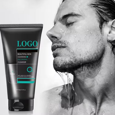 OEM Skincare Face Wash With Sea Salt Amino Acid Refreshing Facial Cleanser