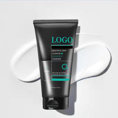 OEM Skincare Face Wash With Sea Salt Amino Acid Refreshing Facial Cleanser