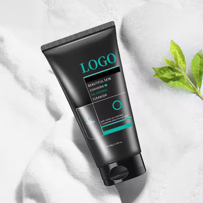 OEM Skincare Face Wash With Sea Salt Amino Acid Refreshing Facial Cleanser