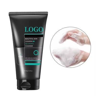 OEM Skincare Face Wash With Sea Salt Amino Acid Refreshing Facial Cleanser