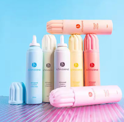 Private Label OEM Amino Acid Whipped Lash Shampoo Cleansing Foam Mousse Face Wash Makeup Remover Mousse Facial Cleanser