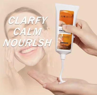 OEM Korean Skincare Face Wash Facial Cleanser 100ml Face Cleansing Turmeric Cleanser