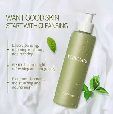 Customized Plant Green Tea Facial Cleanser Refreshing Oil Controlling Mild And Non Irritating Salicylic Acid Face Wash