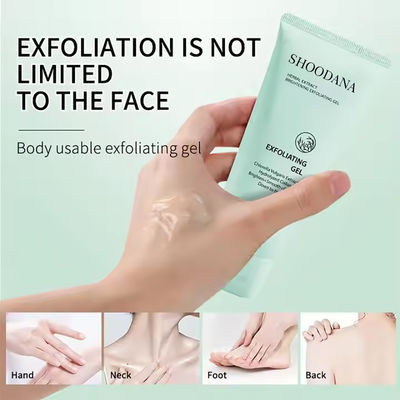 Herbal Exfoliating Facial Cleansing Gel OEM Adult Exfoliating Dead Skin Remover