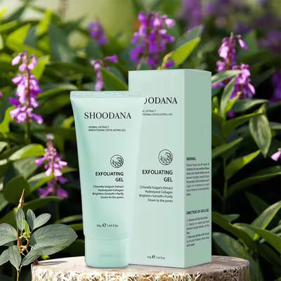 Herbal Exfoliating Facial Cleansing Gel OEM Adult Exfoliating Dead Skin Remover